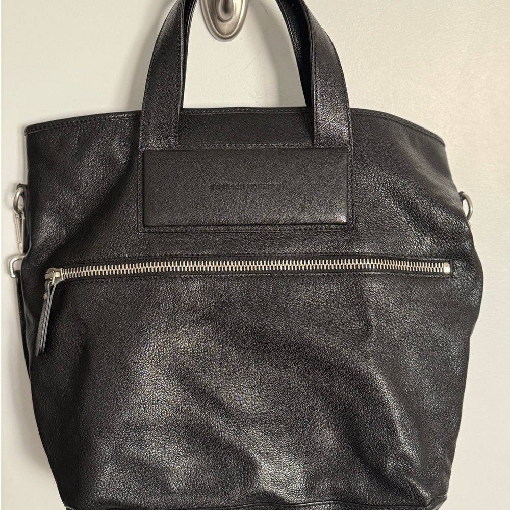Gorgeous Sigerson Morrison Black Leather Tote Bag
